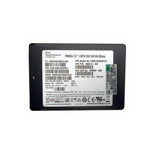 HPE 868930-001 1.92TB SATA SSD
