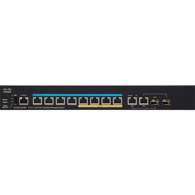 Cisco SG350x-8PMD-K9 8-Port Layer 3 Switch
