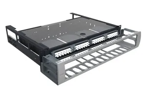 CommScope 760188383 | SYSTIMAX 360 iPatch InstaPATCH 2U 192F-LC Distribution Module, LazrSPEED, Sliding Panel