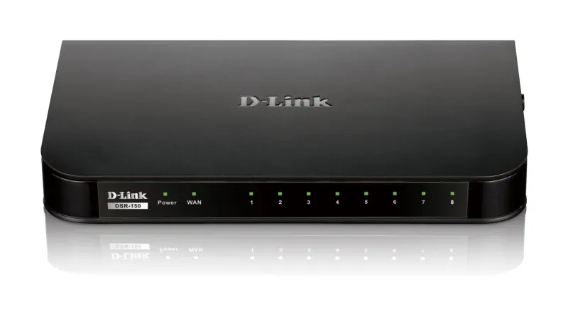 D-Link Unified Services Router 8 x LAN, 1x WAN port DSR-150 product image