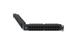 CommScope 760259403 | Unshielded Discrete Distribution Module Panel, Cat 6A, SL, 1U, 48 port, Black