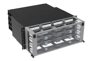 CommScope 760237321 | HD iPATCH 4U 384F-LC Distribution MPO08 ULL Module, LazrSPEED, Sliding Shelf