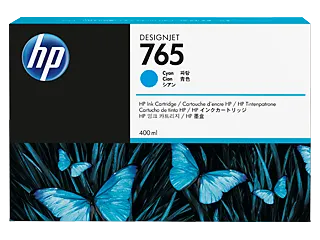 HP 765 400-ml Cyan Designjet Ink Cartridge (F9J52A) — HP product image