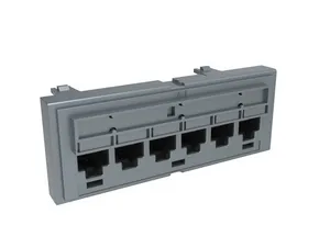 CommScope 760151167 | SYSTIMAX 360 GigaSPEED XL Unshielded Distribution Module Cat6, 6 port, Gray