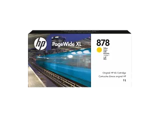 HP 878 1-liter Yellow PageWide XL Ink Cartridge (312Z4A) — HP product image