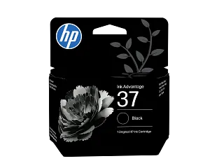 HP 37 Black Original Ink Cartridge (7FP45AE) — HP product image