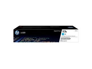 HP 117A Cyan Original Laser Toner Cartridge (W2071A) — HP product image