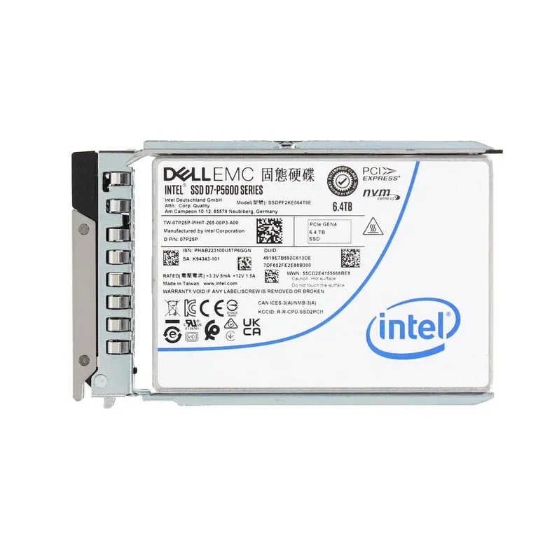 Dell 7P25P 6.4TB NVMe SSD