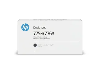 HP 775M/776M 1-liter Matte Black Ink Cartridge (3WW85A) — HP product image
