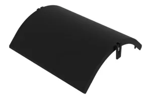 CommScope FGSB-SD9E-F | FiberGuide Snap-on Cover for 90° Down Elbow, 4 in x 12 in, black