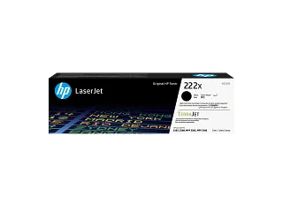 HP 222X High Yield Black Original LaserJet Toner Cartridge (W2220X) — HP product image