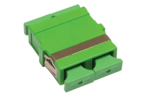 CommScope 760115675 | TeraSPEED SC-APC Duplex Flangeless Adapter, Green, Single Pack