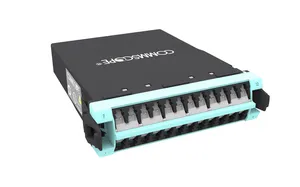 CommScope 760242497 | G2 MPOptimate Multimode OM4 MPO-24 Distribution Module, 24LC to 1x24f MPO pinned, internal shutters