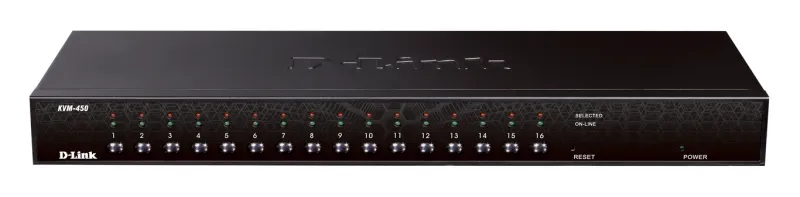 D-Link 16-Port PS2 USB Combo KVM Switch KVM-450 product image