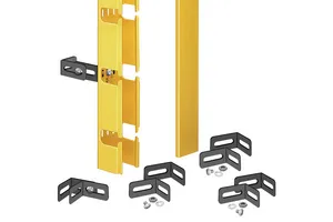 CommScope FGS-KTW1-C | FiberGuide Vertical Duct Kit with 4in Slot Spacing, 2x2in, Yellow