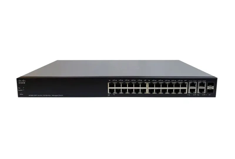 Cisco SF300-24PP-K9NA-RF 24-Port Layer 3 Switch