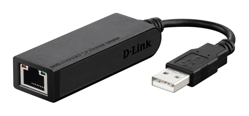 D-Link High Speed USB 2.0 Fast Ethernet Adapter DUB-E100 product image