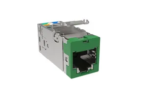 CommScope 2153449-GN | SL-Series Modular Jack, RJ45, Cat6A Shielded, Green