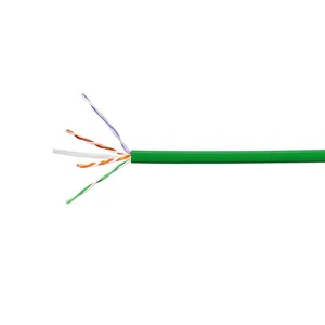 CommScope 760177394 | GigaSPEED XL 5071A ETL Verified Category 6 U/UTP Cable, LSZH, non-plenum CMR rated, green jacket, 4 pair count, 3000 ft (914 m) length, reel