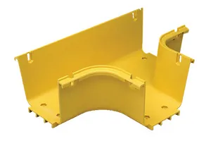 CommScope FGS-MHRT-A | FiberGuide Horizontal T, 4x4in, Yellow