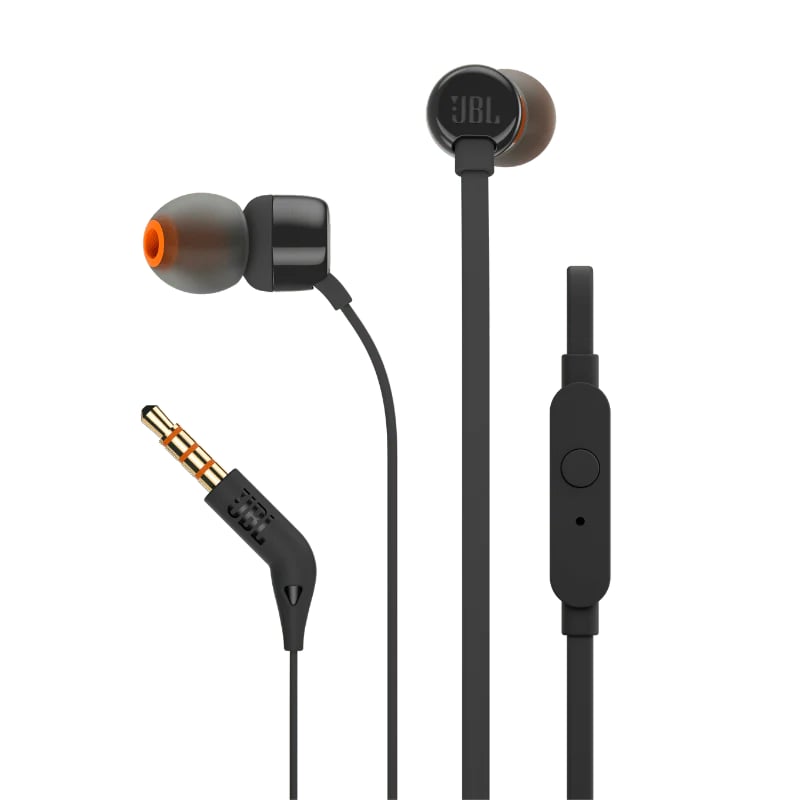 JBL T110 In-Ear Earphone Black