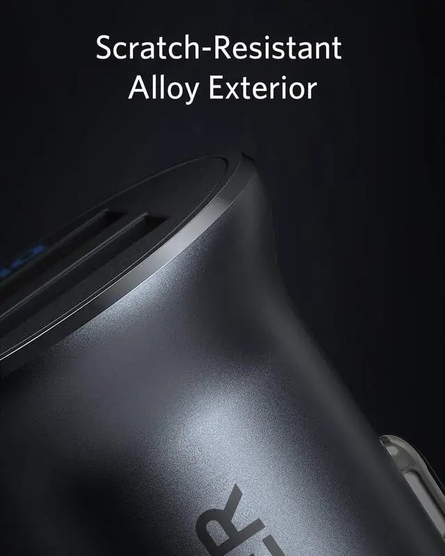 ANKER POWERDRIVE2 ALLOY 24W CAR CHARGER