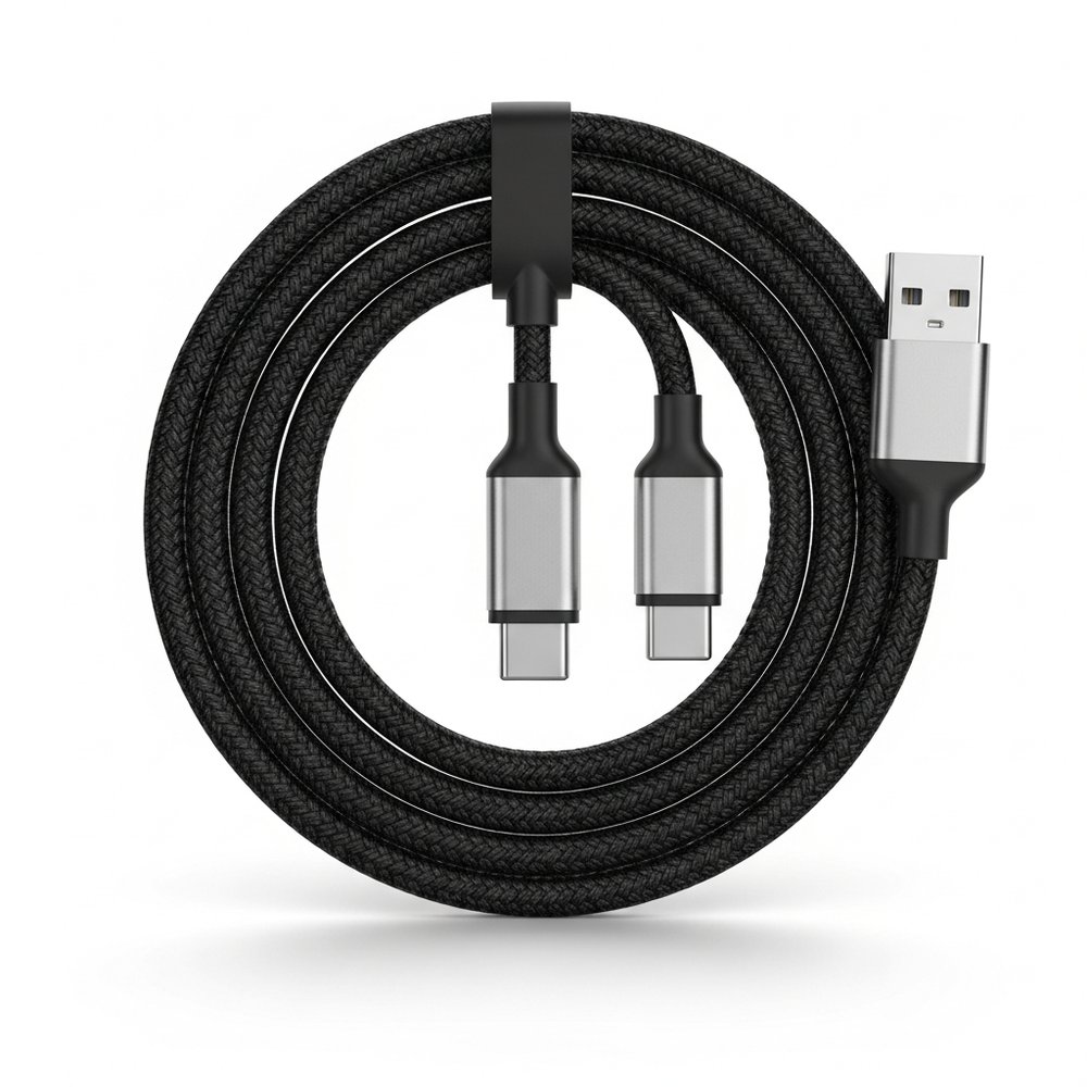 ANKER 322 USB-A TO USB-C BRAIDED CABLE-3F WHITE