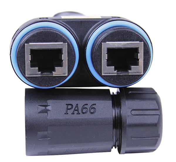 RJ45 Coupler 1 In 2 Out Splitter