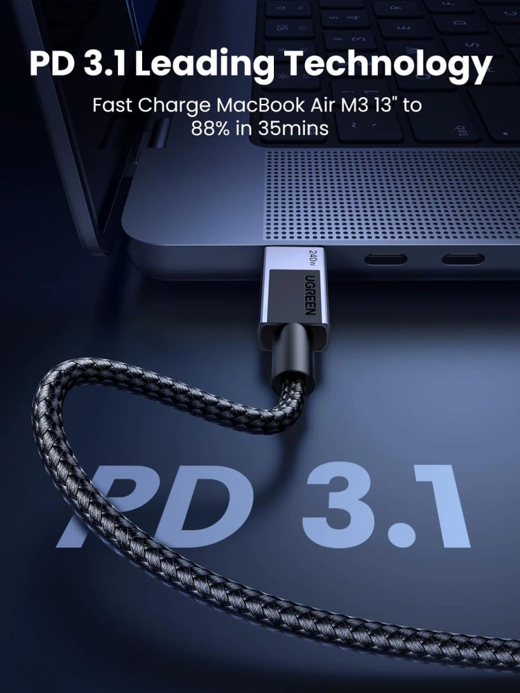 UGREEN USB-A TO USB-C CABLE - 1M