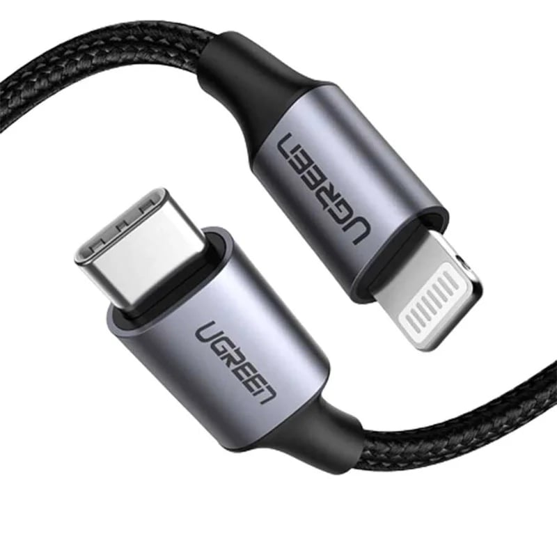 UGREEN USB-A TO LIGHTNING CABLE - BLACK 1M