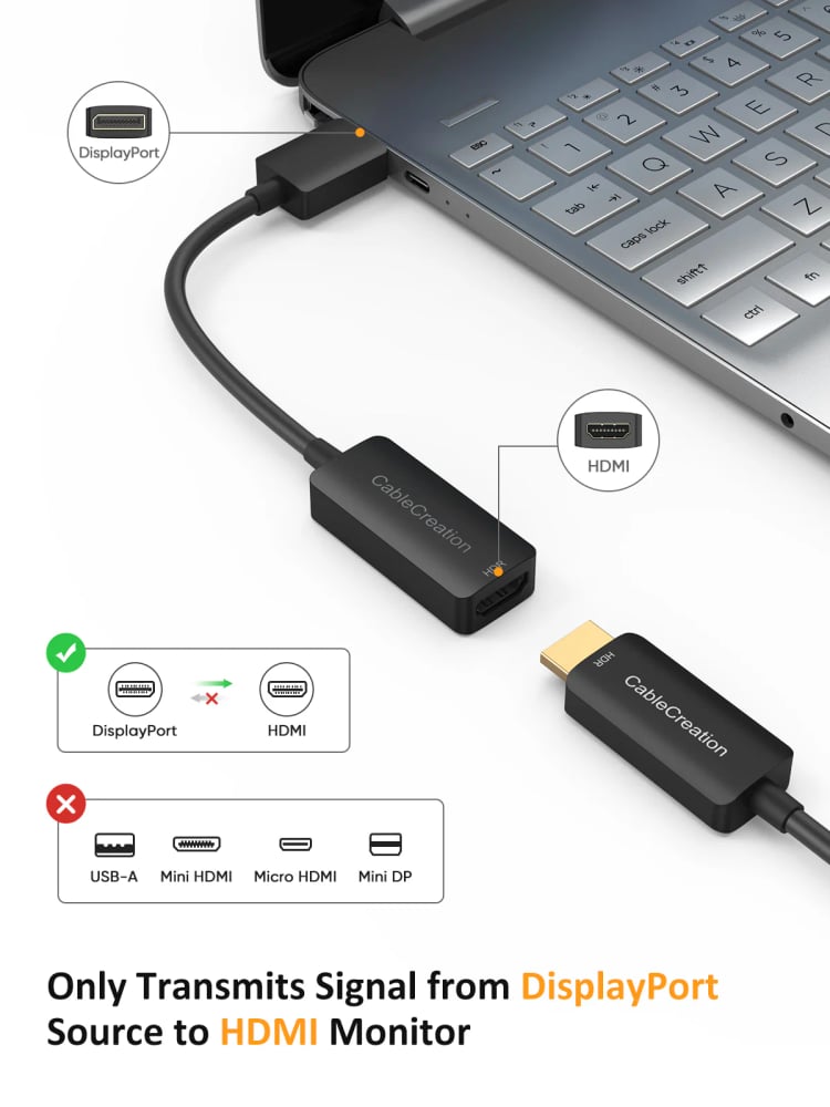 HYSENSER DP TO HDMI ADAPTER