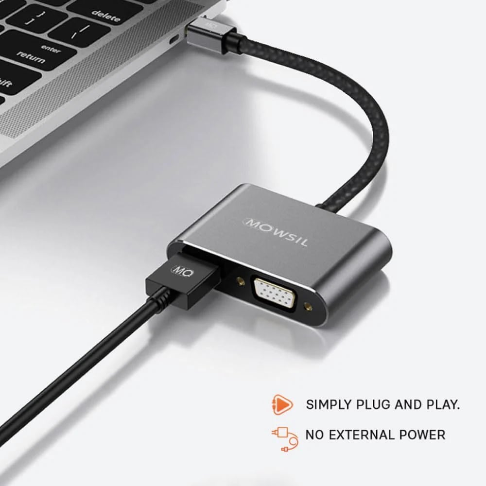 MOWSIL MINI DISPLAY PORT TO HDMI ADAPTER